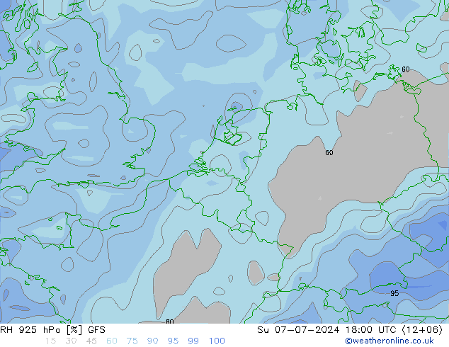 RV 925 hPa GFS zo 07.07.2024 18 UTC