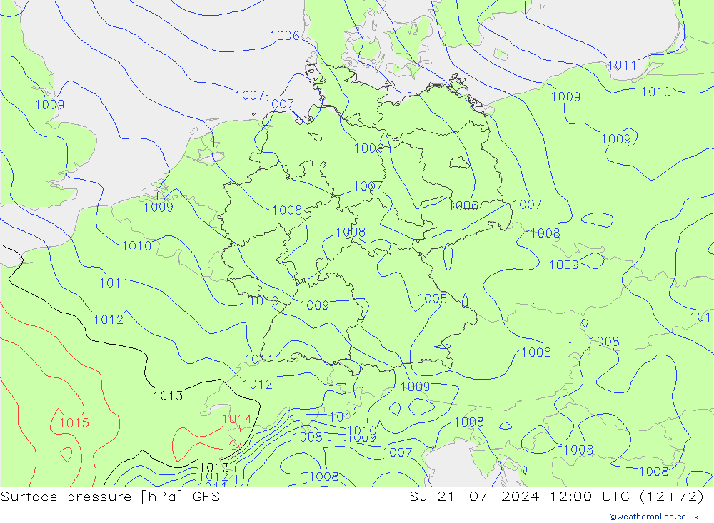 GFS: zo 21.07.2024 12 UTC