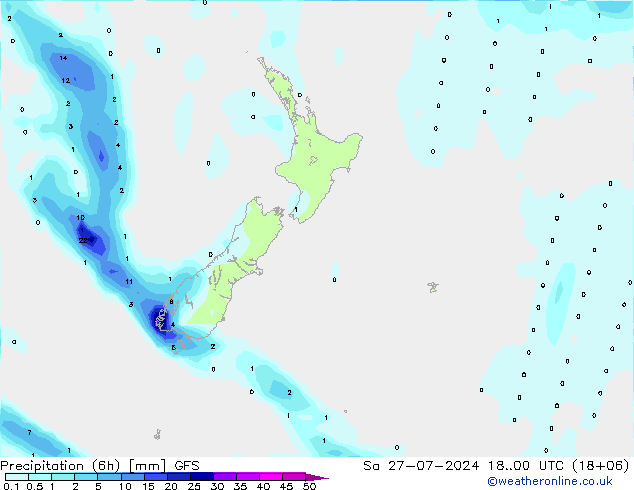 Z500/Rain (+SLP)/Z850 GFS Sa 27.07.2024 00 UTC