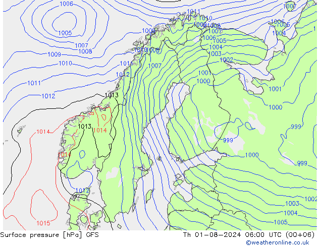 GFS: do 01.08.2024 06 UTC