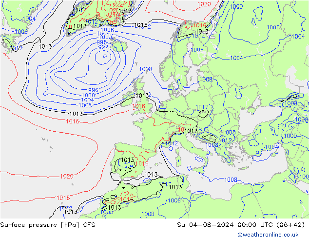 GFS: zo 04.08.2024 00 UTC