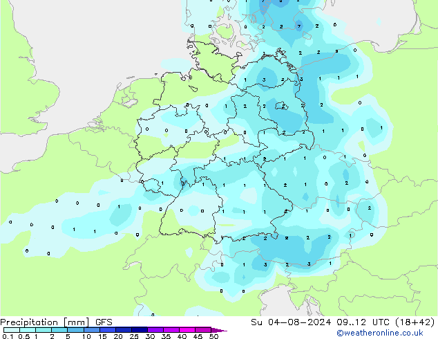 Neerslag GFS zo 04.08.2024 12 UTC