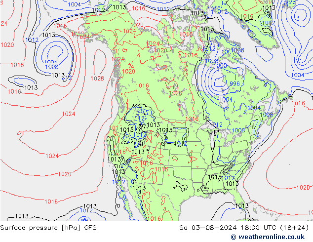 GFS: za 03.08.2024 18 UTC