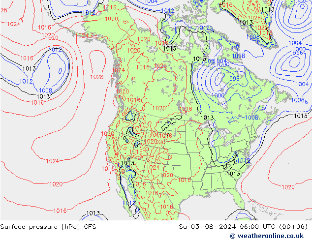 GFS: za 03.08.2024 06 UTC