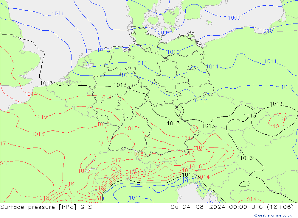 GFS: zo 04.08.2024 00 UTC