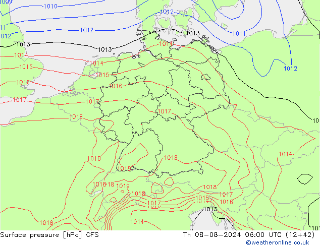 GFS: do 08.08.2024 06 UTC