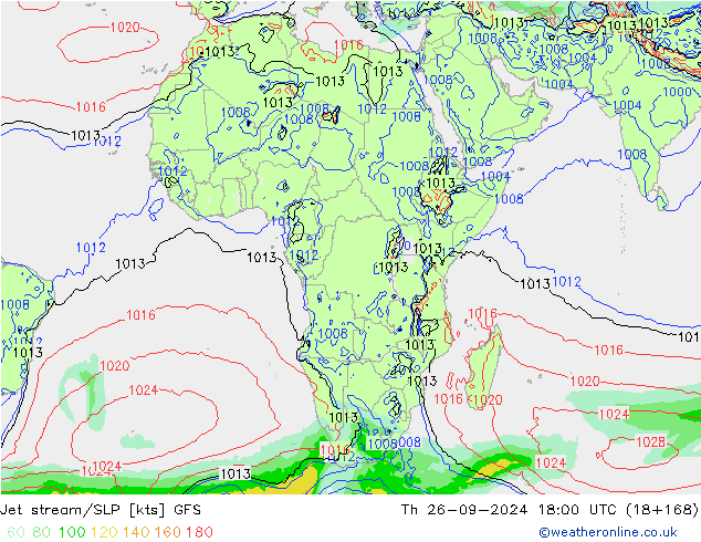 Straalstroom/SLP GFS do 26.09.2024 18 UTC