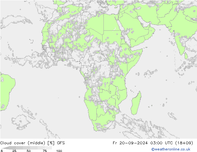 Cloud cover (middle) GFS Fr 20.09.2024 03 UTC