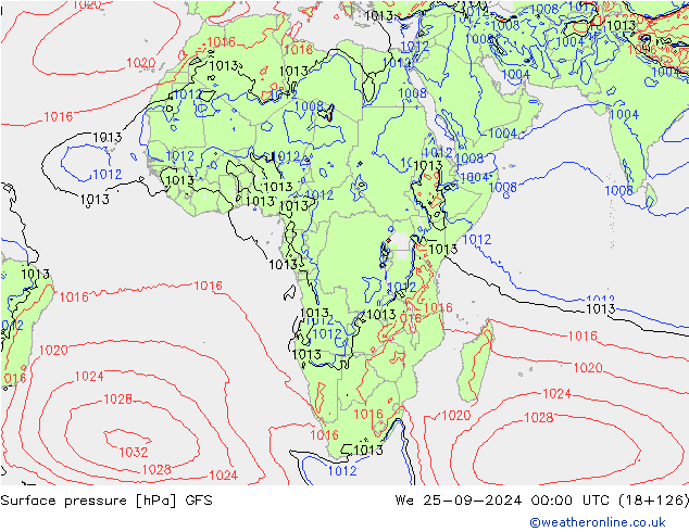 GFS: We 25.09.2024 00 UTC