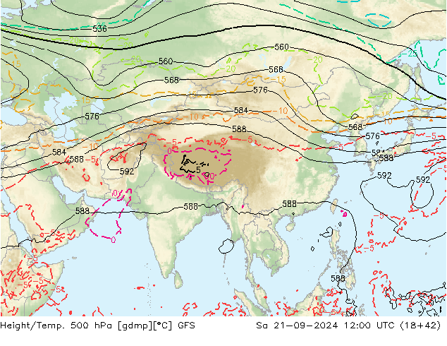 GFS: Sa 21.09.2024 12 UTC