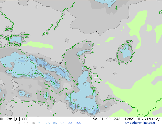 RH 2m GFS So 21.09.2024 12 UTC