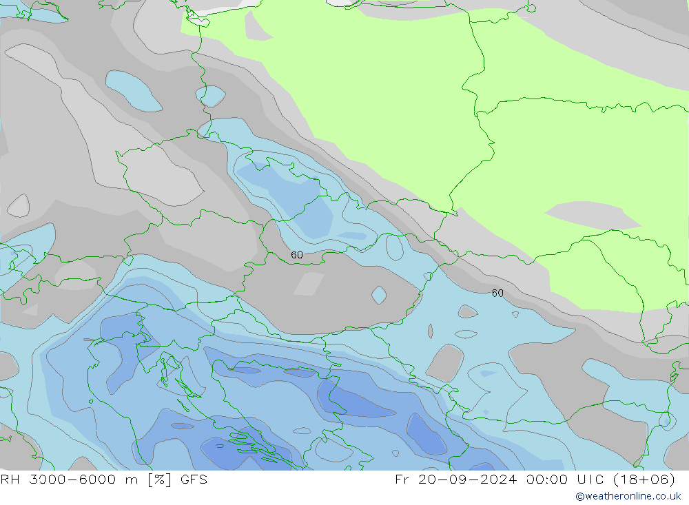 RH 3000-6000 m GFS  20.09.2024 00 UTC