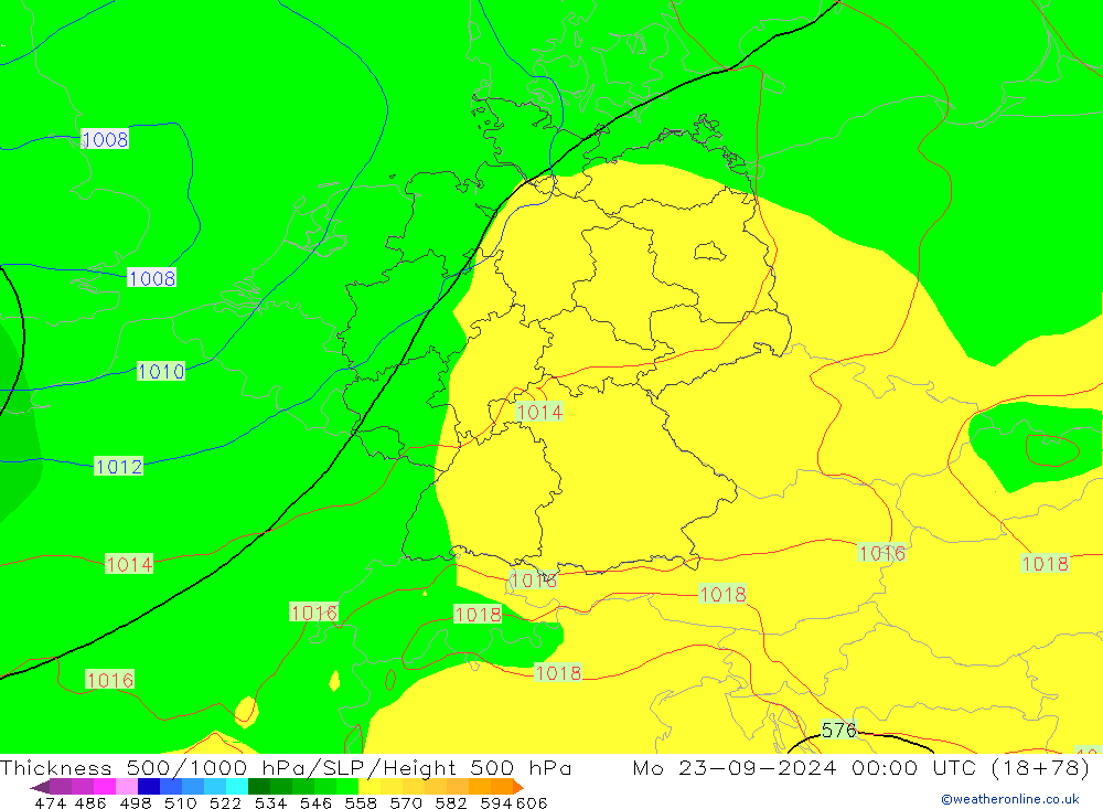 Thck 500-1000hPa GFS  2024