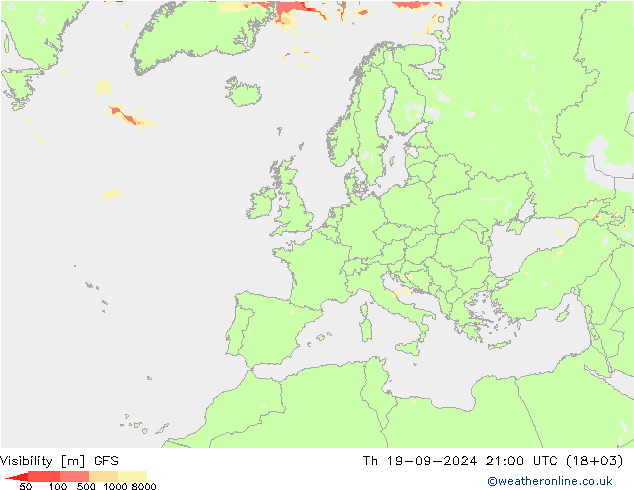 Sichtweite GFS Do 19.09.2024 21 UTC