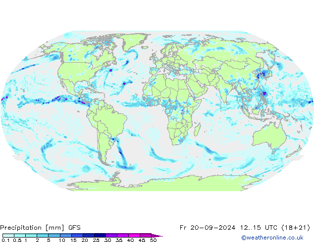 precipitação GFS Sex 20.09.2024 15 GMT