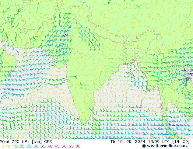  700 hPa GFS  19.09.2024 18 UTC