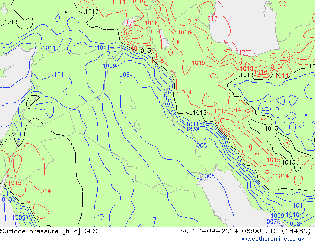 GFS: Ne 22.09.2024 06 UTC