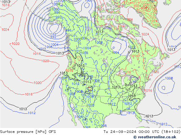 GFS: вт 24.09.2024 00 UTC