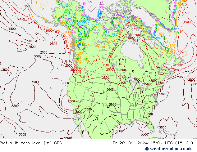 Theta-W Sıfır Seviyesi GFS Cu 20.09.2024 15 UTC