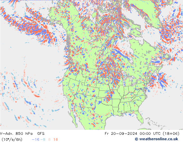 V-Adv. 850 hPa GFS pt. 20.09.2024 00 UTC