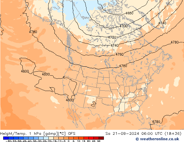 Height/Temp. 1 hPa GFS Sáb 21.09.2024 06 UTC