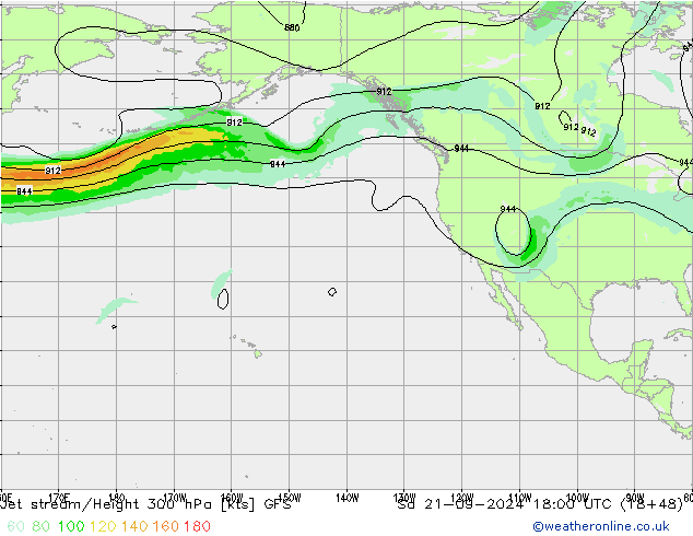 Polarjet GFS Sa 21.09.2024 18 UTC