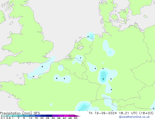 Precipitation GFS September 2024