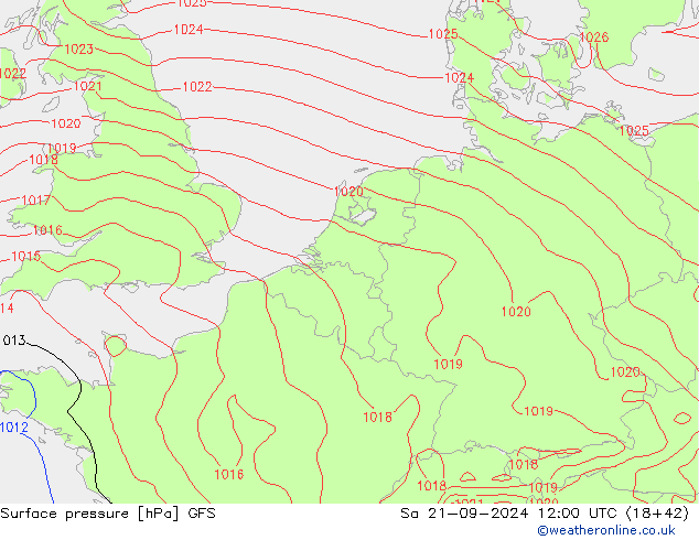 GFS: za 21.09.2024 12 UTC