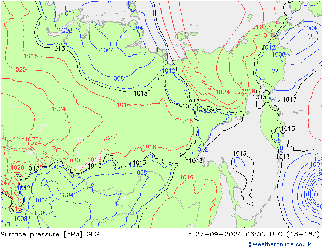 GFS: Fr 27.09.2024 06 UTC