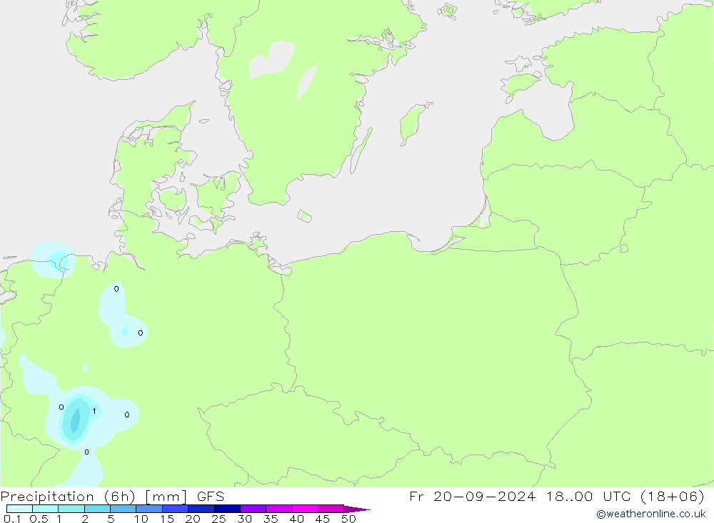 Z500/Rain (+SLP)/Z850 GFS Fr 20.09.2024 00 UTC