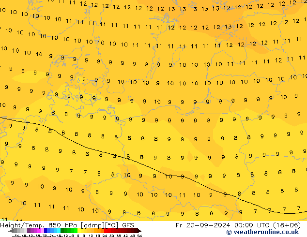 GFS: Fr 20.09.2024 00 UTC