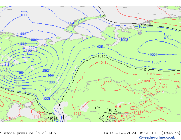 GFS: mar 01.10.2024 06 UTC