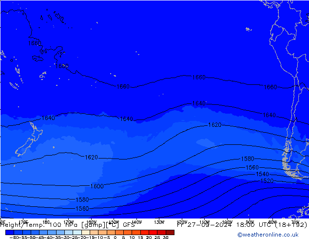 Height/Temp. 100 hPa GFS Září 2024