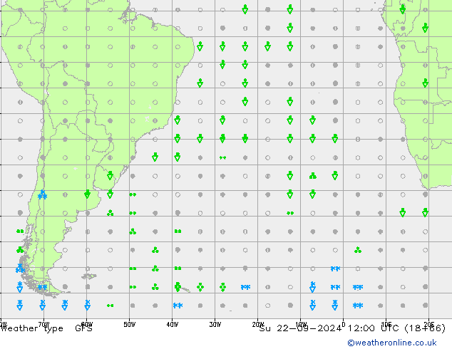 Modellwetter GFS So 22.09.2024 12 UTC