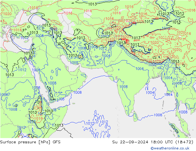 GFS: zo 22.09.2024 18 UTC