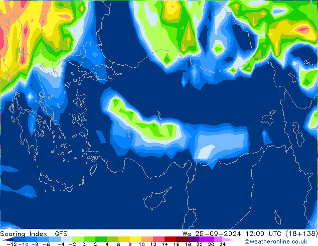 Soaring Index GFS wrzesień 2024