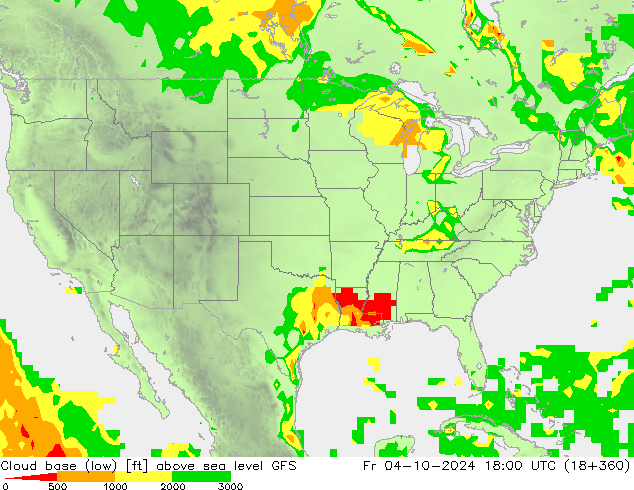 Cloud base (low) GFS  04.10.2024 18 UTC