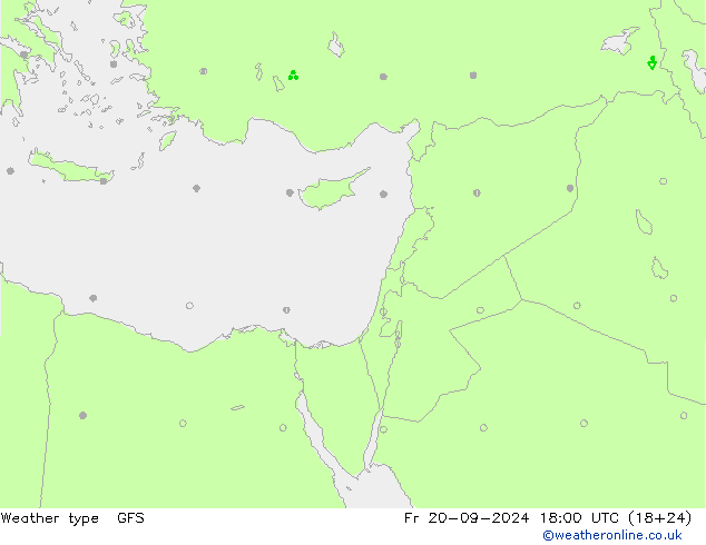 Weather type GFS Fr 20.09.2024 18 UTC