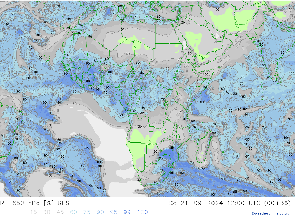 850 hPa Nispi Nem GFS Cts 21.09.2024 12 UTC