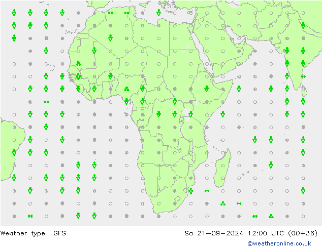 Weather type GFS So 21.09.2024 12 UTC