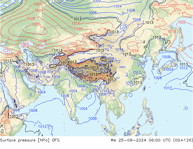 GFS: We 25.09.2024 06 UTC