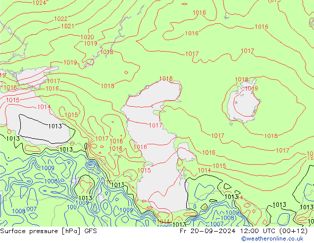 GFS: Cu 20.09.2024 12 UTC