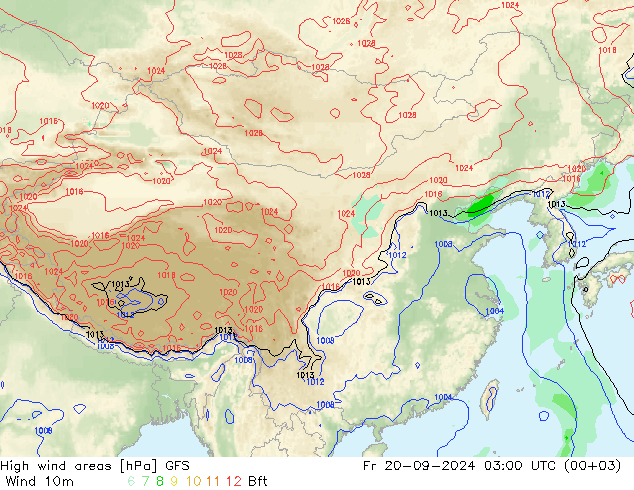 High wind areas GFS Sex 20.09.2024 03 UTC