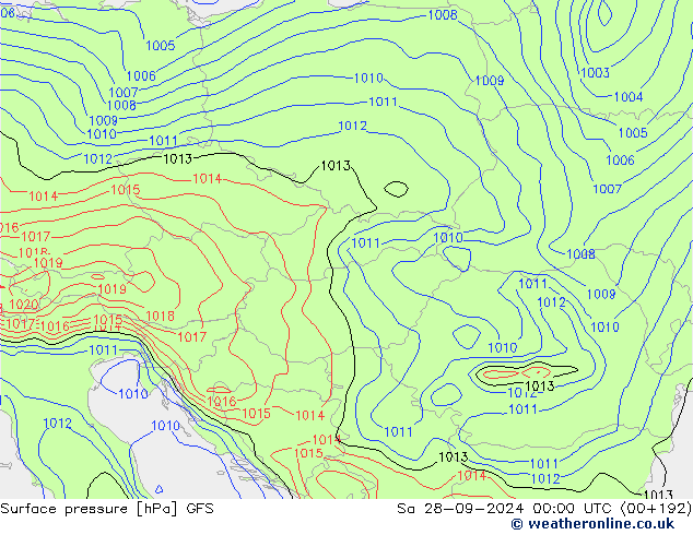 GFS: Sa 28.09.2024 00 UTC