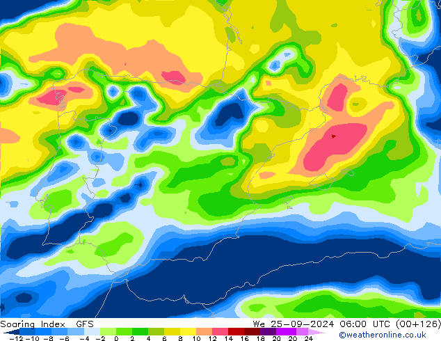 Soaring Index GFS We 25.09.2024 06 UTC