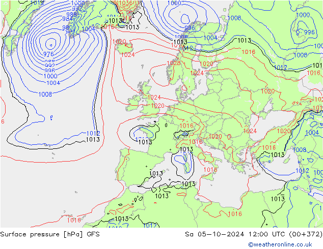 GFS: Sa 05.10.2024 12 UTC