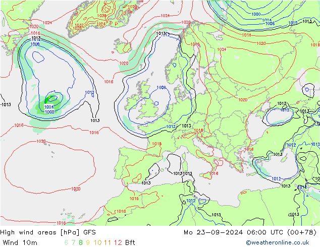 Sturmfelder GFS September 2024