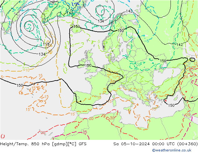 GFS: Sa 05.10.2024 00 UTC