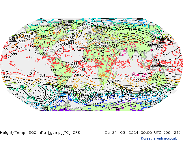 Z500/Rain (+SLP)/Z850 GFS So 21.09.2024 00 UTC