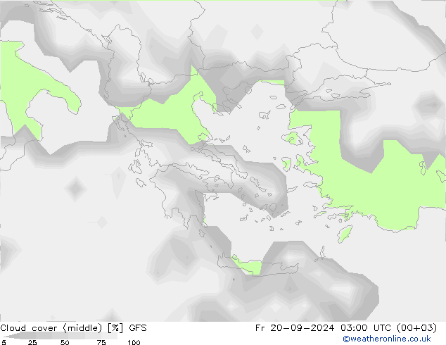 Wolken (mittel) GFS Fr 20.09.2024 03 UTC